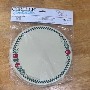 Vtg Corelle Coordinates Farm Fresh Burner Cover Set 4pc Country Kitchen NEW